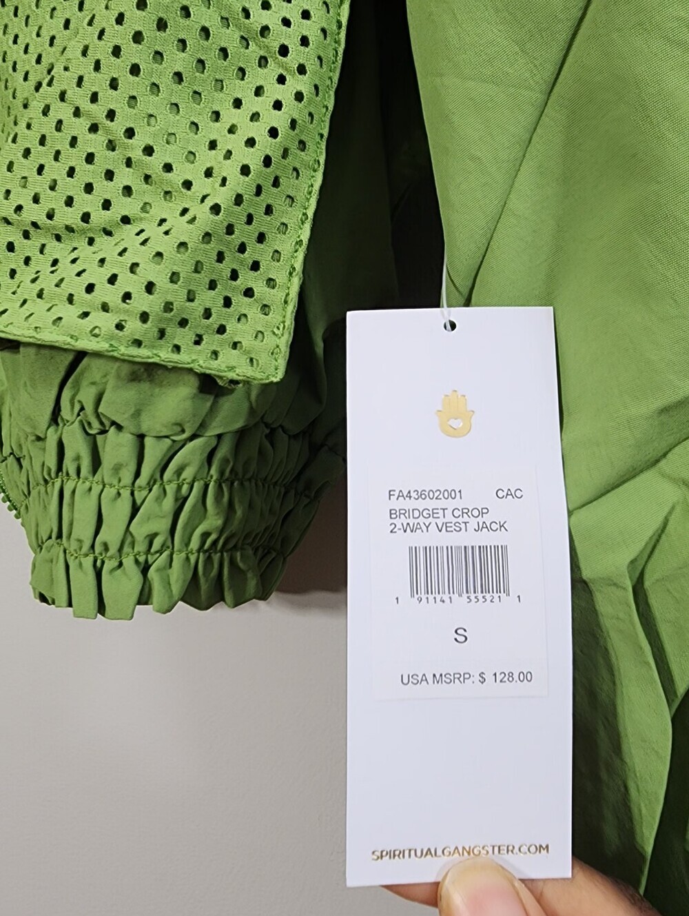 Bridget Crop 2-Way Vest Hybrid Vest Jacket - Picture 7 of 7